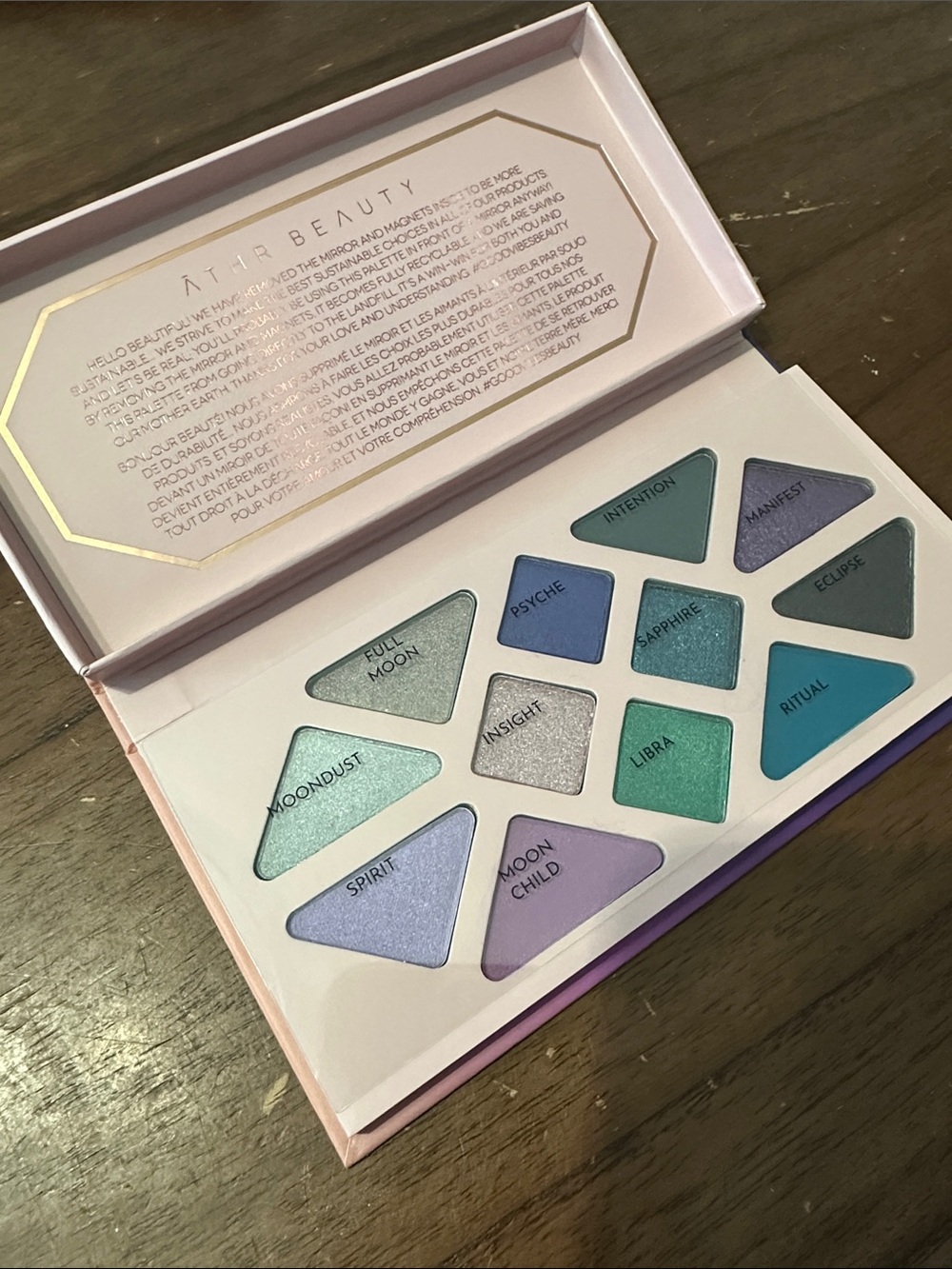 ATHR Beauty 12 shades Purple Gradient Eyeshadow Palette